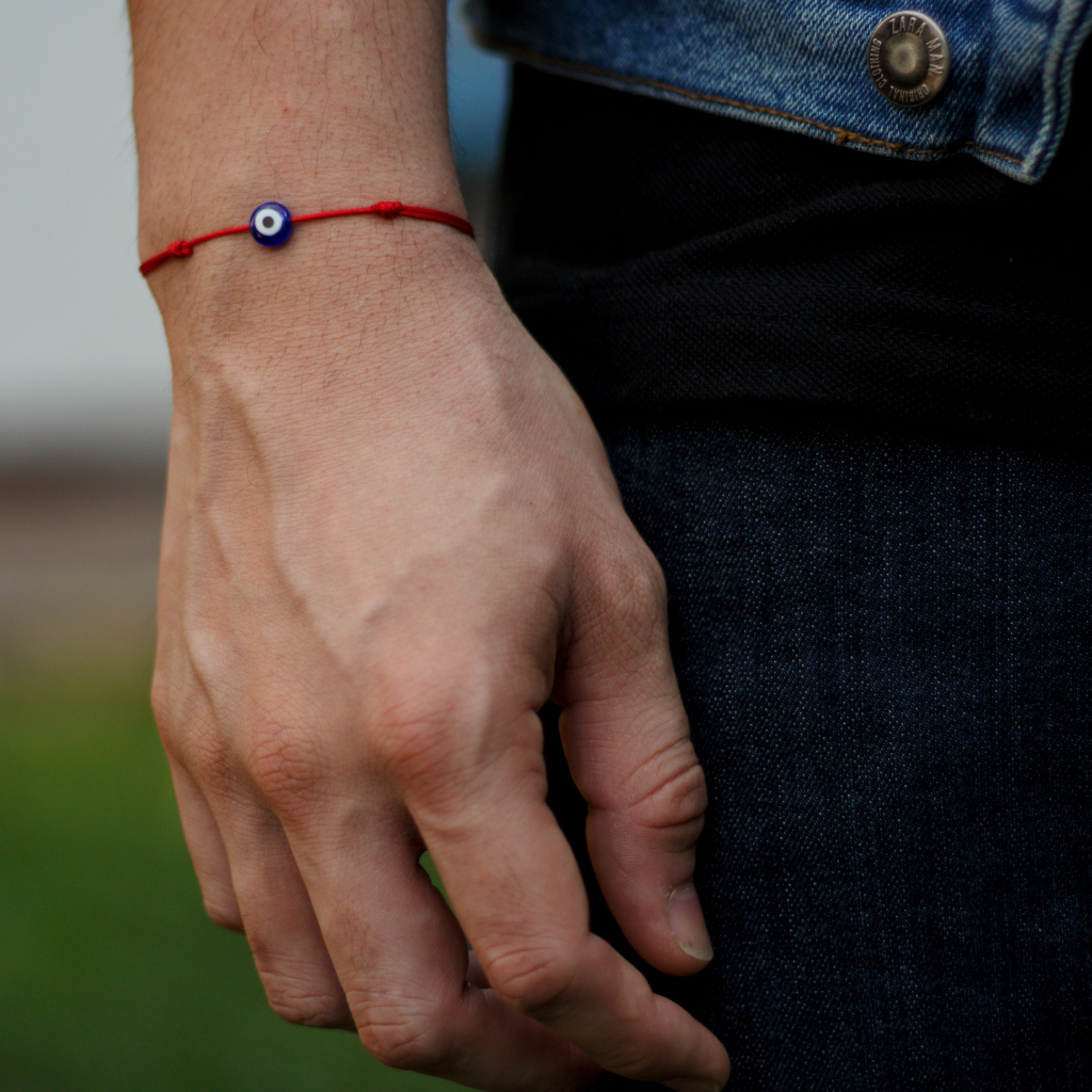 COUPLES EVIL EYE RED STRING BRACELETS-Luck Strings