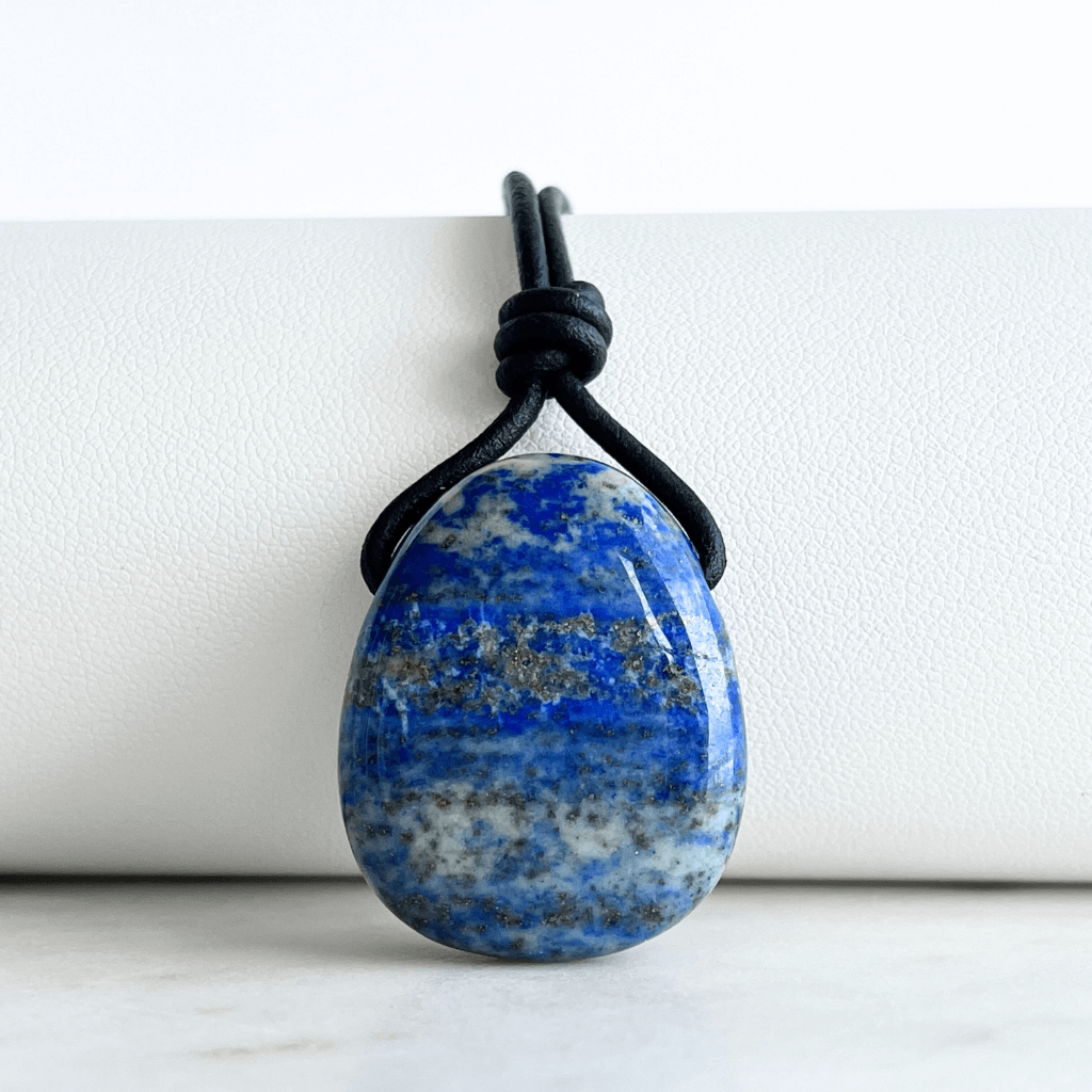 Lapis Lazuli OOAK Gemstone Pendant - Inner Peace by Luck Strings.