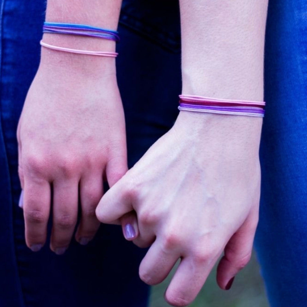 2 PACK PINK BRACELETS-Luck Strings