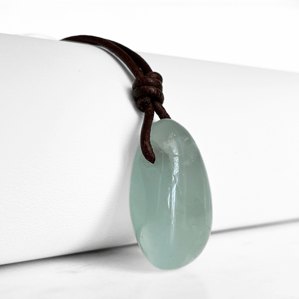 Soothing Elegance Aquamarine Pendant