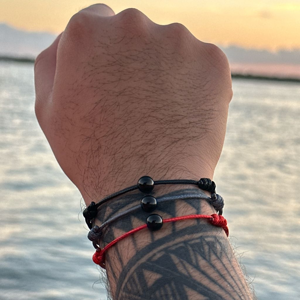 Black Tourmaline Bead Bracelet