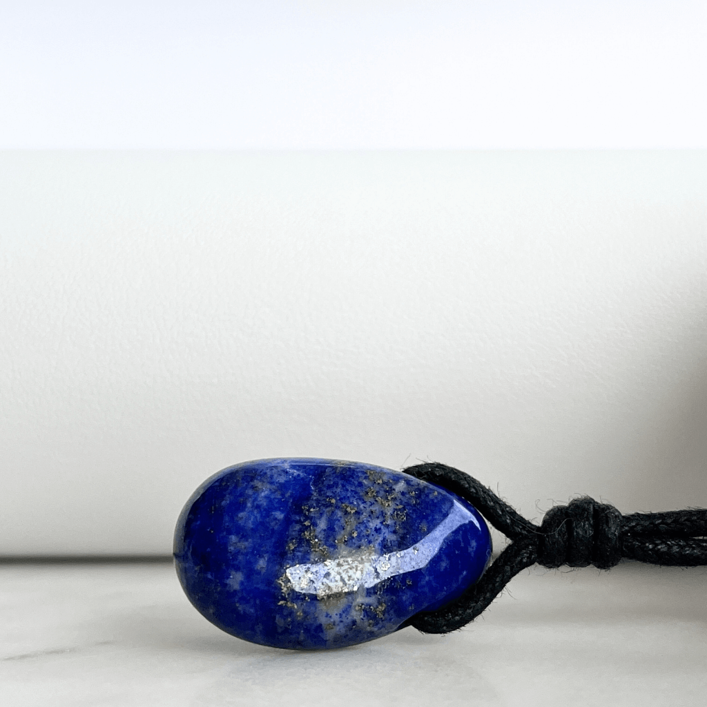Lapis Lazuli OOAK Gemstone Pendant - Calm and Clarity by Luck Strings.
