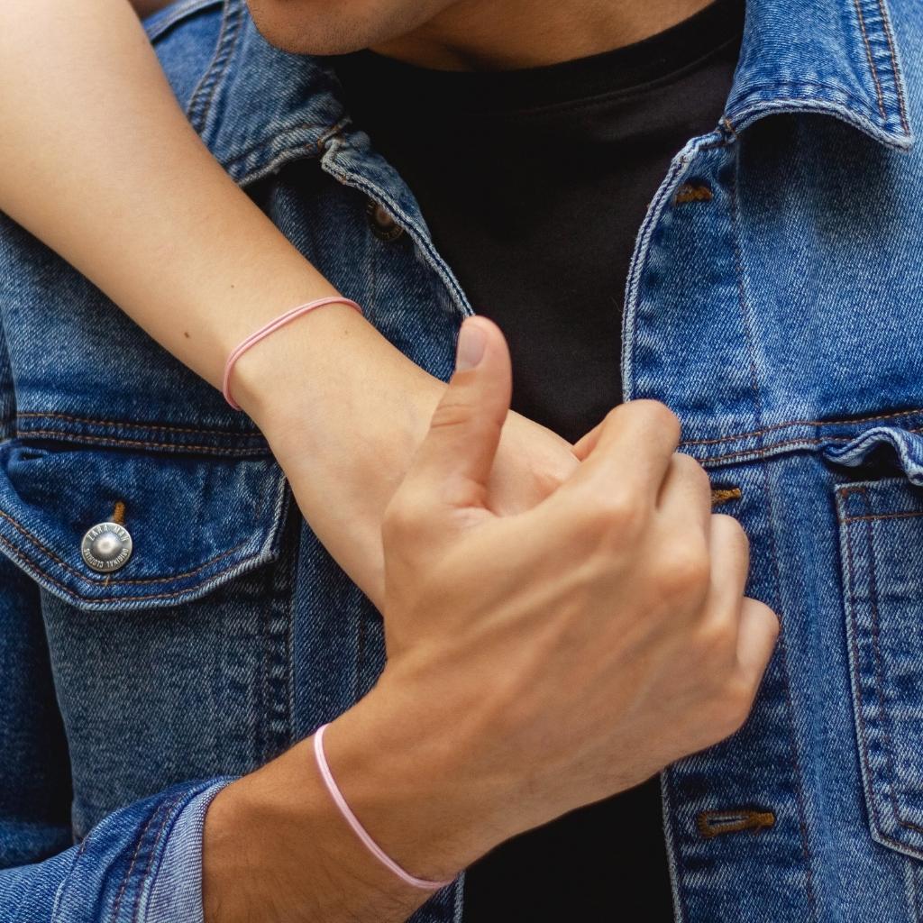 COUPLES PINK BRACELET-Luck Strings