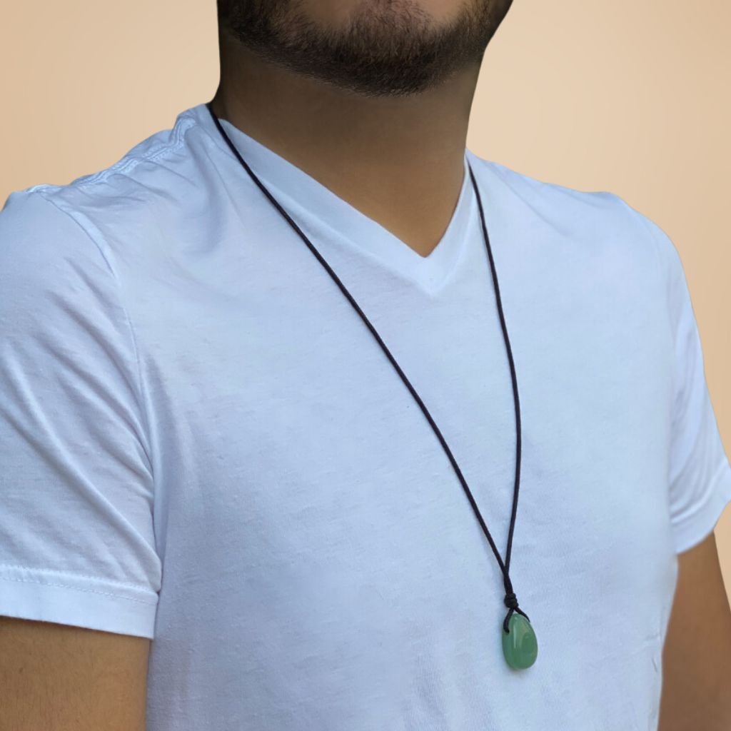 Aventurine necklace. - Luck Strings