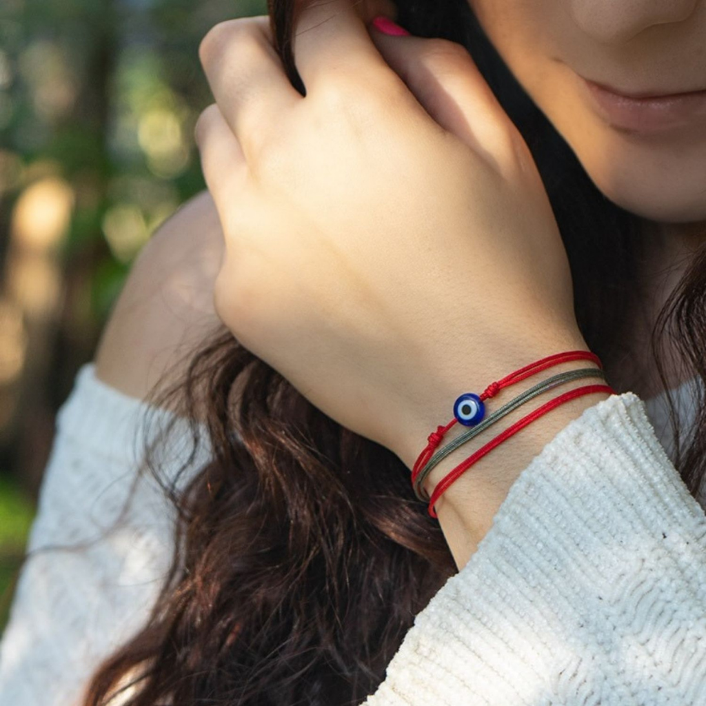 COUPLES EVIL EYE RED STRING BRACELETS-Luck Strings