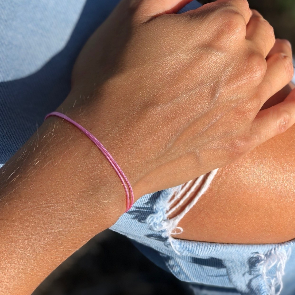 2 PACK PINK BRACELETS-Luck Strings