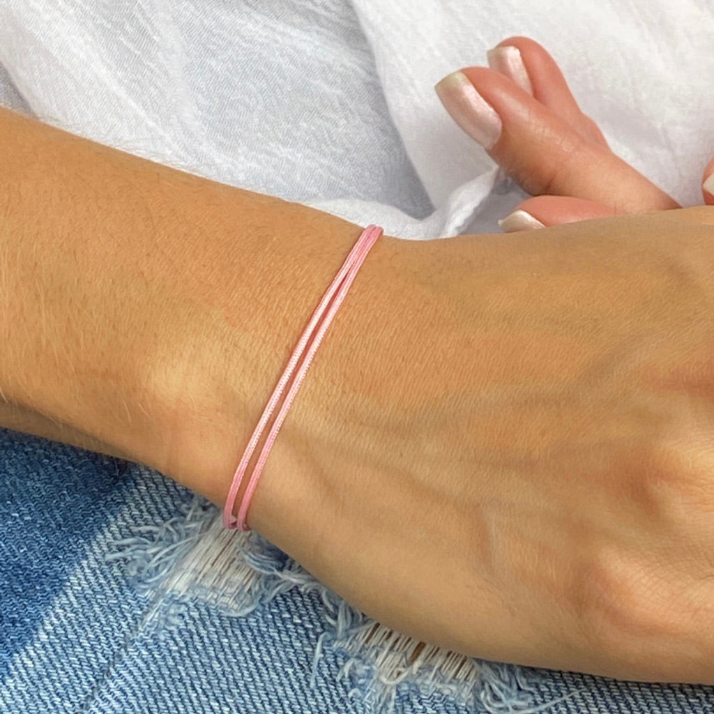 2 PACK PINK BRACELETS-Luck Strings