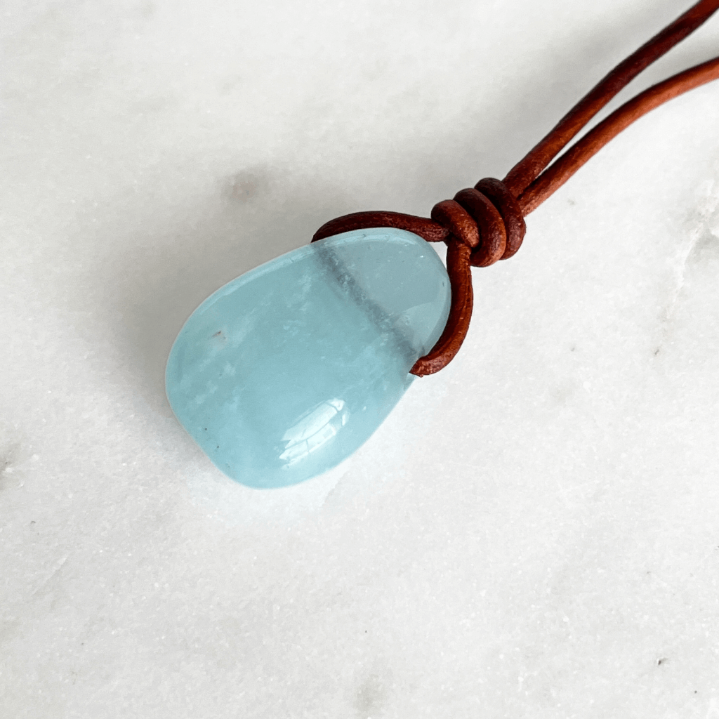 Crystal Clarity Aquamarine Pendant