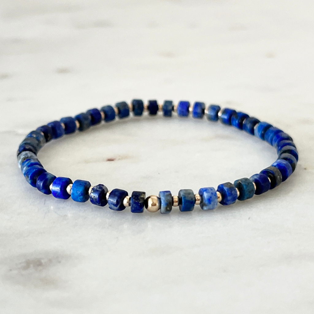 Lapis Lazuli Bracelet – Karmic Crystal