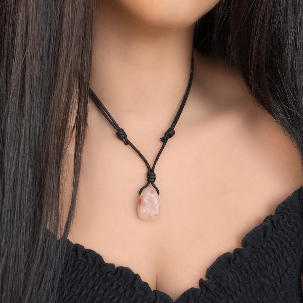 Sunstone Glow Necklace | Radiant Confidence – Luck Strings