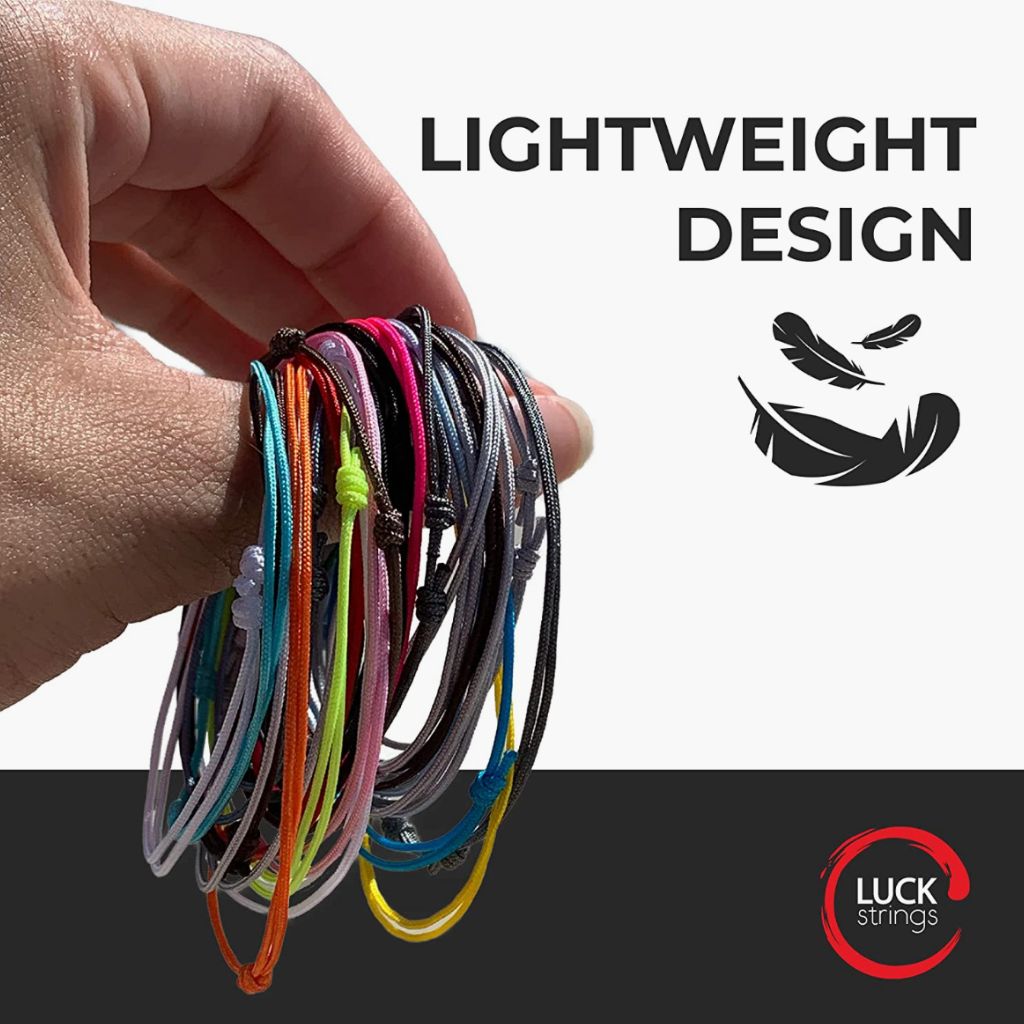 Adjustable Wax String Bracelet / Multi Cord Bracelet / 100% Wax String  Bracelet / Surfer Bracelet Neon 