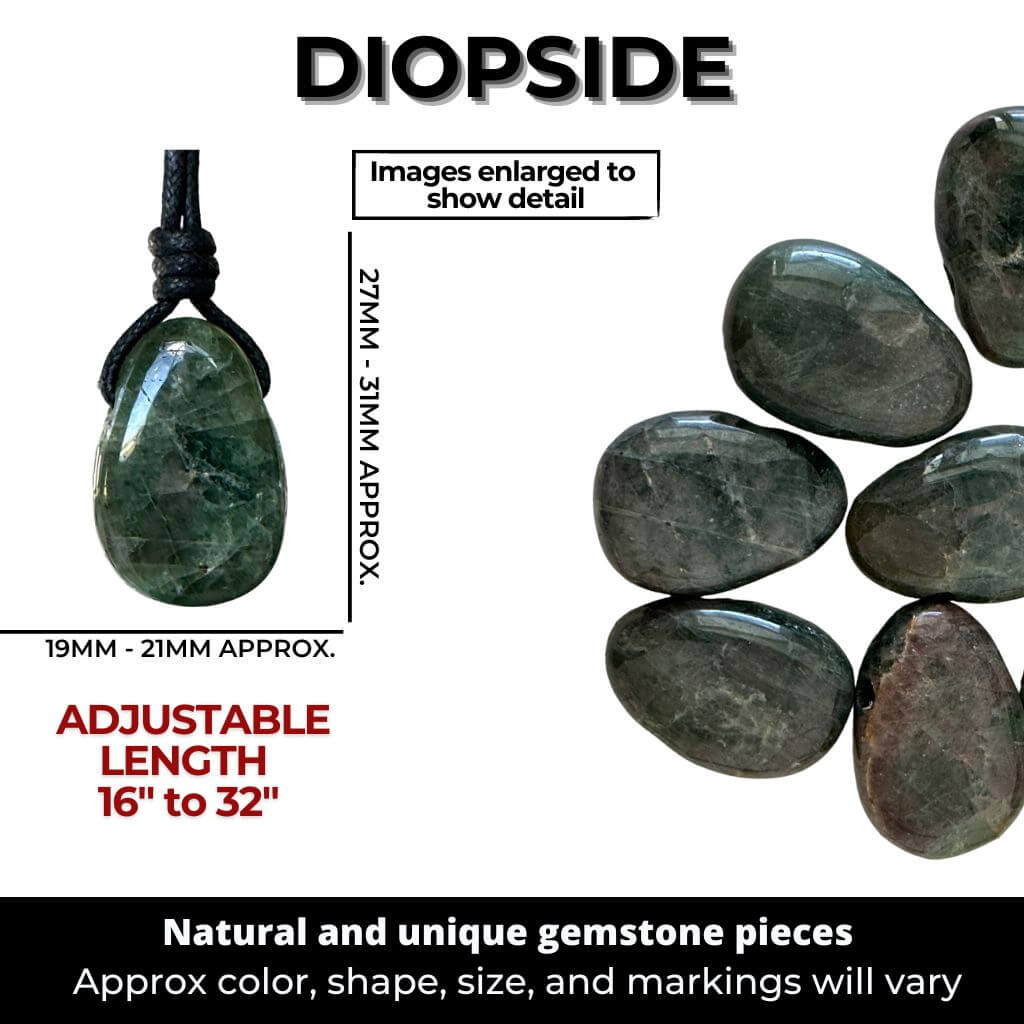 Diopside Adjustable Necklace