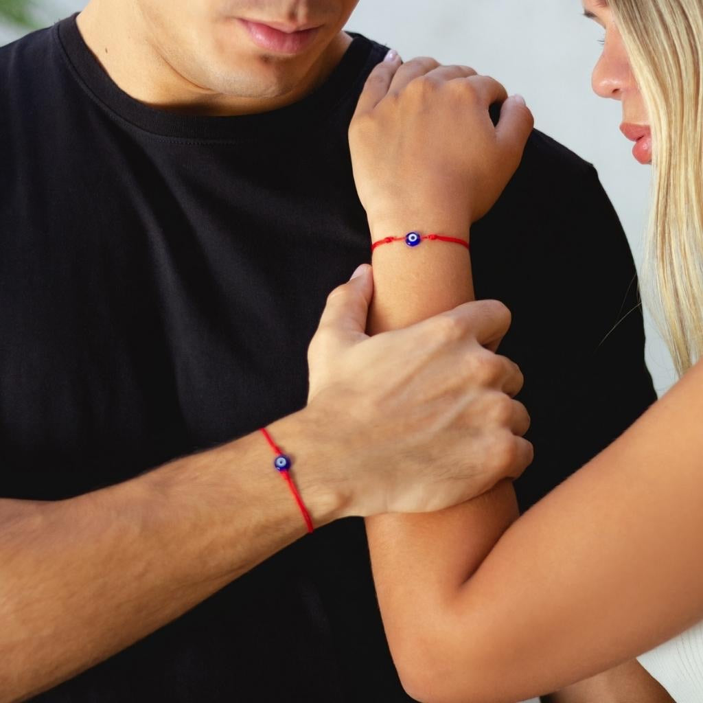 Red String Evil Eye Bracelets - Duo Pack for Protection | Luck Strings