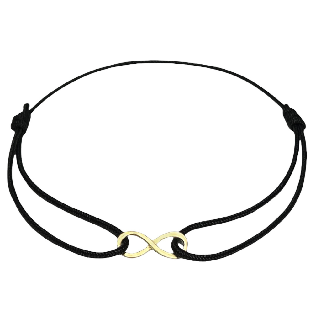 Luxurious 14K Gold Infinity Bracelet - Artisan Crafted | Luck Strings