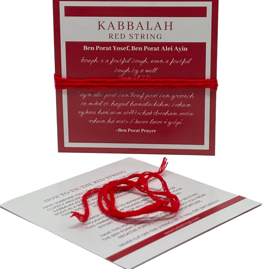 RED CORD KABBALAH BRACELET-Luck Strings