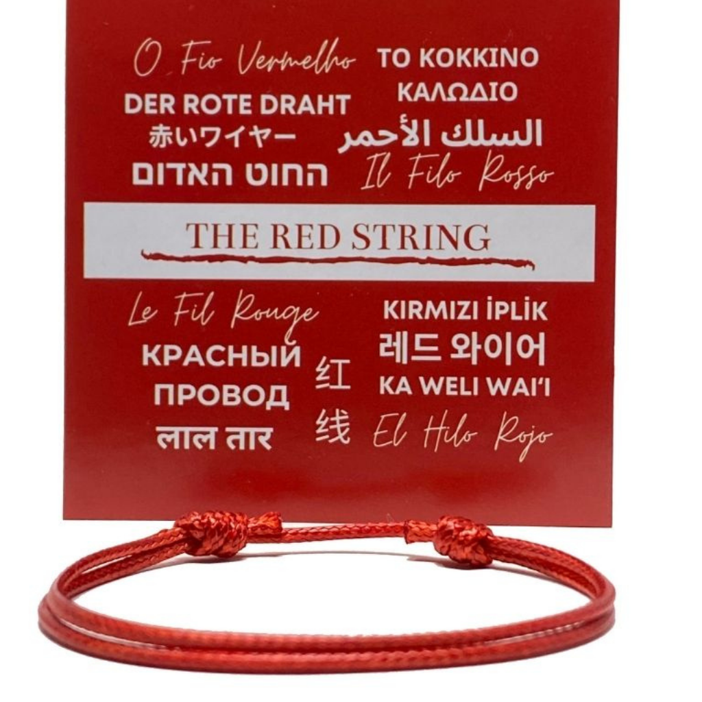 LUCKY RED CORD ADJUSTABLE BRACELET-Luck Strings