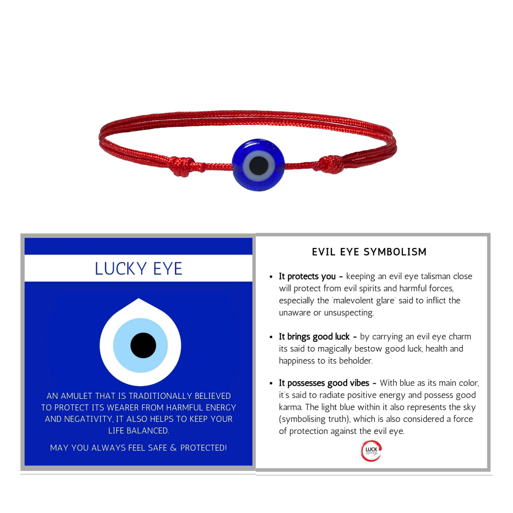 Lucky Eye Nazar Bracelet - Stylish & Protective Red String