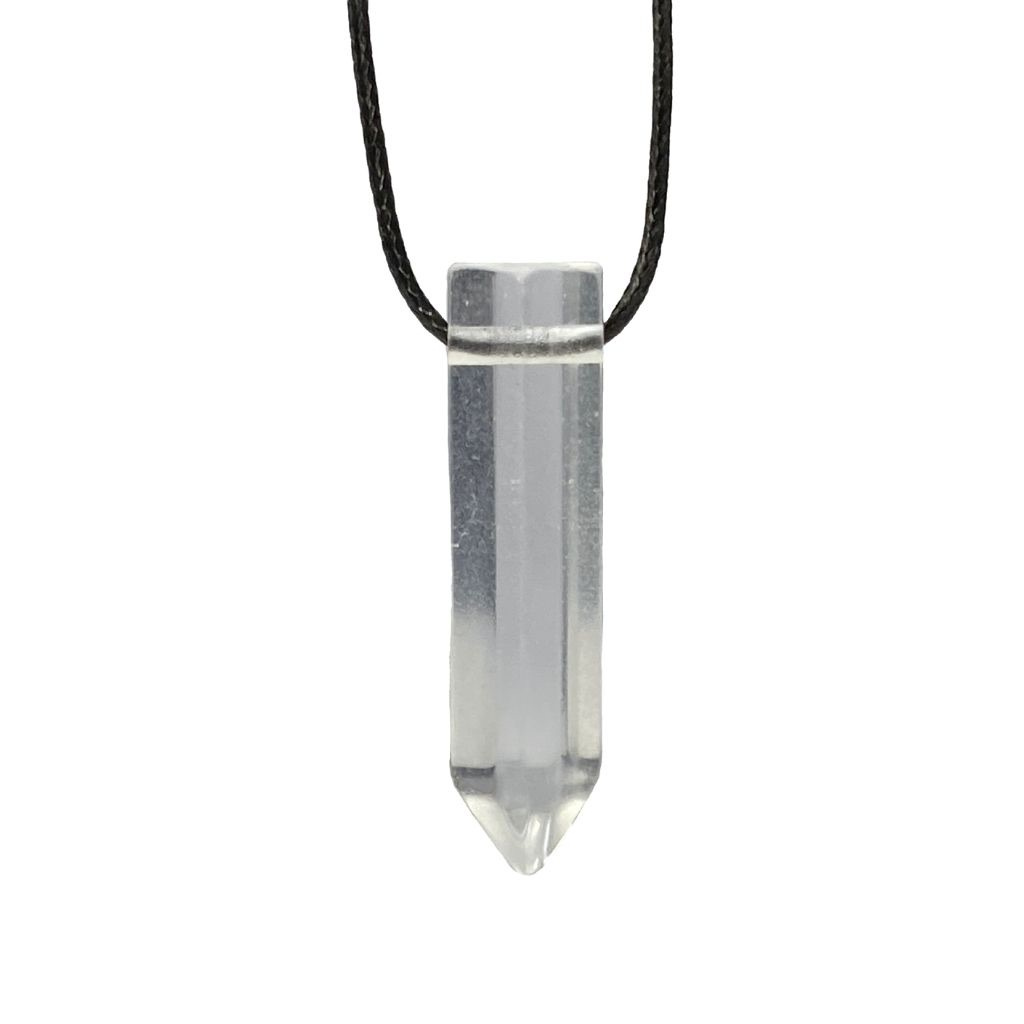 GEMSTONE BULLET POINT NECKLACE-Luck Strings