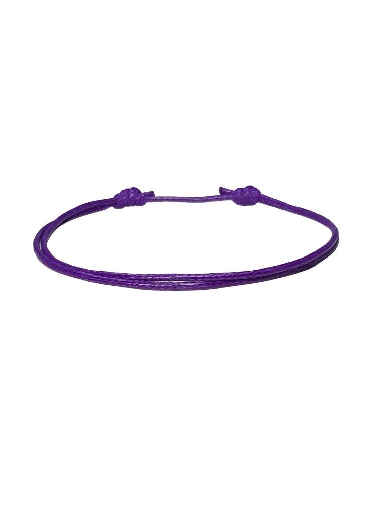 FAUX LEATHER ADJUSTABLE CORD BRACELET-Luck Strings