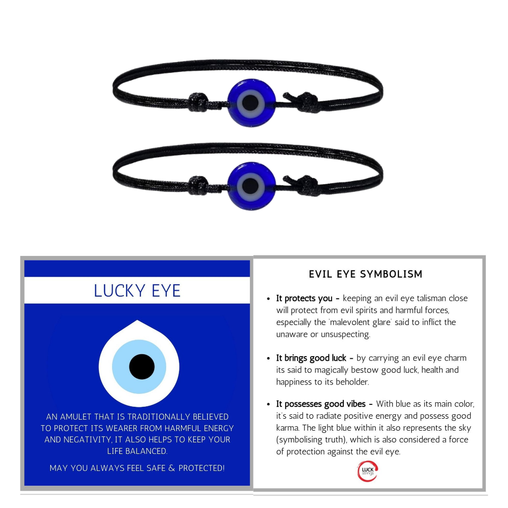 Light blue evil 2025 eye bracelet meaning